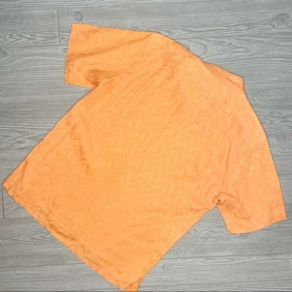 La habana Hawaiian floral design linen shirt size med tropical casual beach - Picture 2 of 7